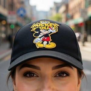 Disney Musse Pigg Broderad Tygmärke, Musse Pigg Stryk-på Tygmärke, Disney Figur Tygmärke, Jacka Ryggsäck Gåva bild 4