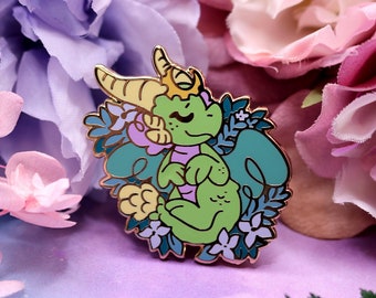 Little Dreaming Dragon Ysera WoW Fanart hard enamel pin
