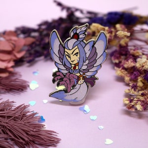 Aviana Harpyie Monster Mädchen | World of Warcraft Fanart | Emaille Pin