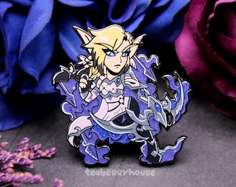 Alleria Windrunner | Void Elf Hunter | World of Warcraft Fanart | Enamel Pin