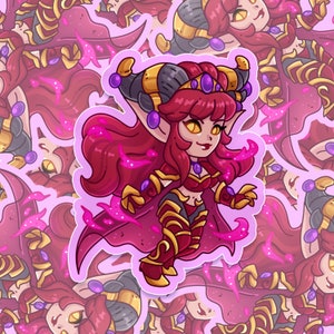 Alexstrasza Chibi Hero World of Warcraft inspired Fanart | Waterproof Vinyl Sticker
