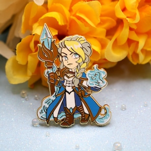 Jaina Proudmoore | Daughter of the Sea | Battle for Azeroth World of Warcraft Fanart | Enamel Pin