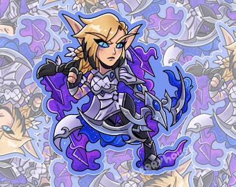 Alleria Windrunner | World of Warcraft fanart | Waterproof Vinyl Sticker