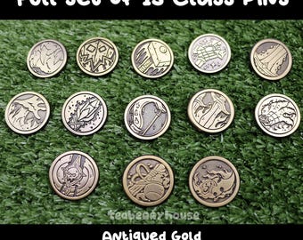 WoW Class Pin FULL SET | Icons | World of Warcraft Fanart | Enamel Pin