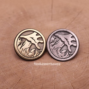 Warlock Class Pin | MMORPG DND Icons | World of Warcraft Fanart | Enamel Pin