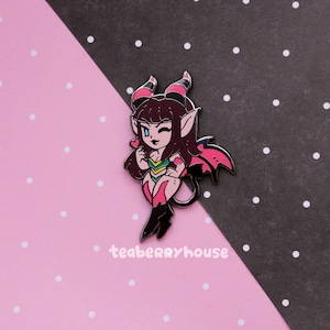 Succubus Warlock Minion Monster Girl | World of Warcraft Fanart | Enamel Pin