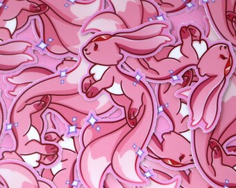 Ruby Carbuncle FFXIV fanart | Waterproof Vinyl Sticker