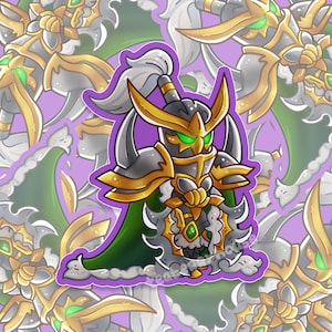 Maeiv Shadowsong Warden World of Warcraft fanart | Waterproof Vinyl Sticker