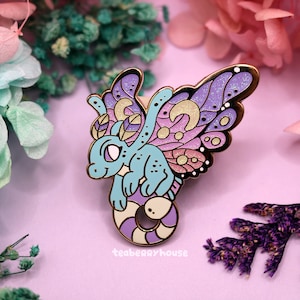Faerie Dragon Brightwing | World of Warcraft Fanart | Pastel Glitter | Enamel Pin
