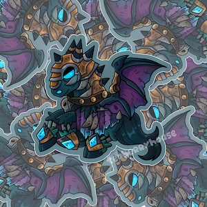 Unbesiegbar | World of Warcraft WotLK fanart | Wasserfester Vinyl-Aufkleber
