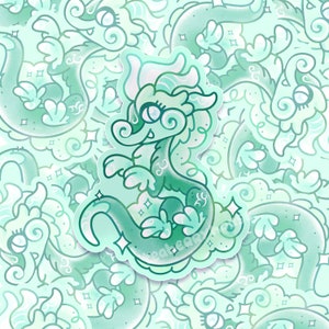 Yu'lon the Jade Serpent | August Celestials | Fanart World of Warcraft | Wodoodporna naklejka winylowa