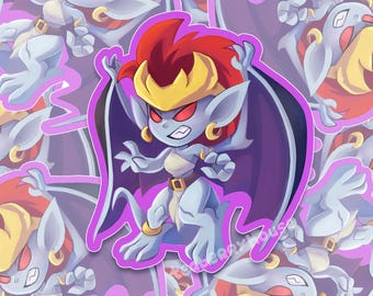 Demona | Gargoyles inspired Fanart | Waterproof Vinyl Sticker