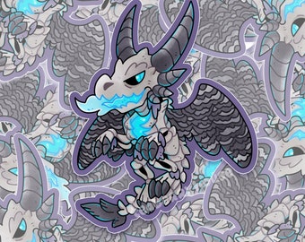 Little Dragon Sindragosa Dragonflight World of Warcraft fanart | Waterproof Vinyl Sticker