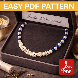 Necklace Pattern | beads pattern |beading tutorials| jewelry making| beadweaving |chocker|