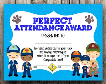 NEW Cub Scout Rank Advancement MEGA Certificate Pack 32