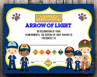 Cub Scout Invitation Etsy