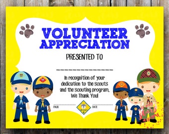 NEW Cub Scout Rank Advancement MEGA Certificate Pack 32
