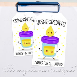 AFDRUKBARE URINE-geloofwaardig! Bedankt voor alles wat je doet! Label | Direct downloaden | Urologie Verpleegkundigen en Associates Week | Week van de nefrologieverpleegkundigen