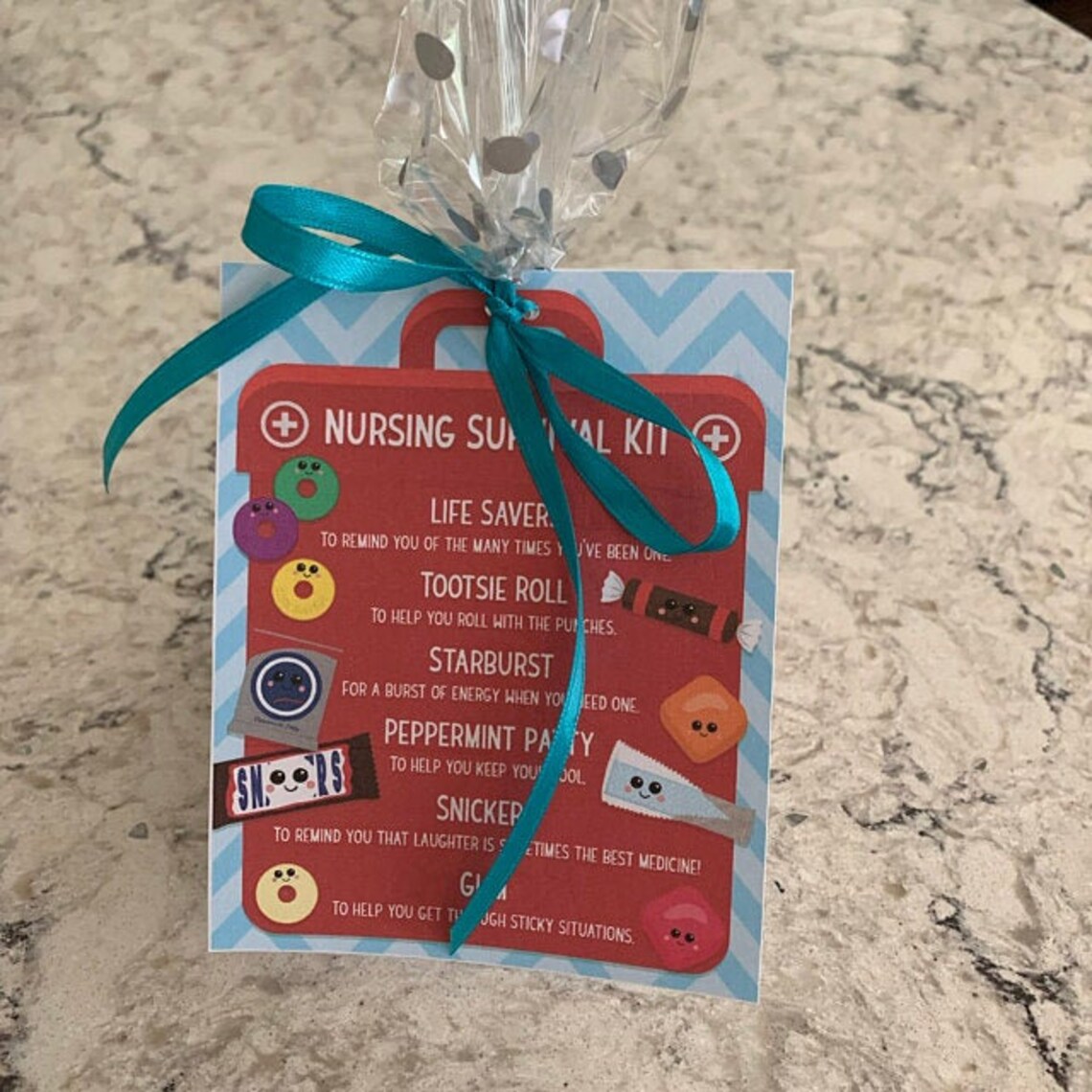 PRINTABLE Nursing Survival Kit Tag Instant Download Best | Etsy