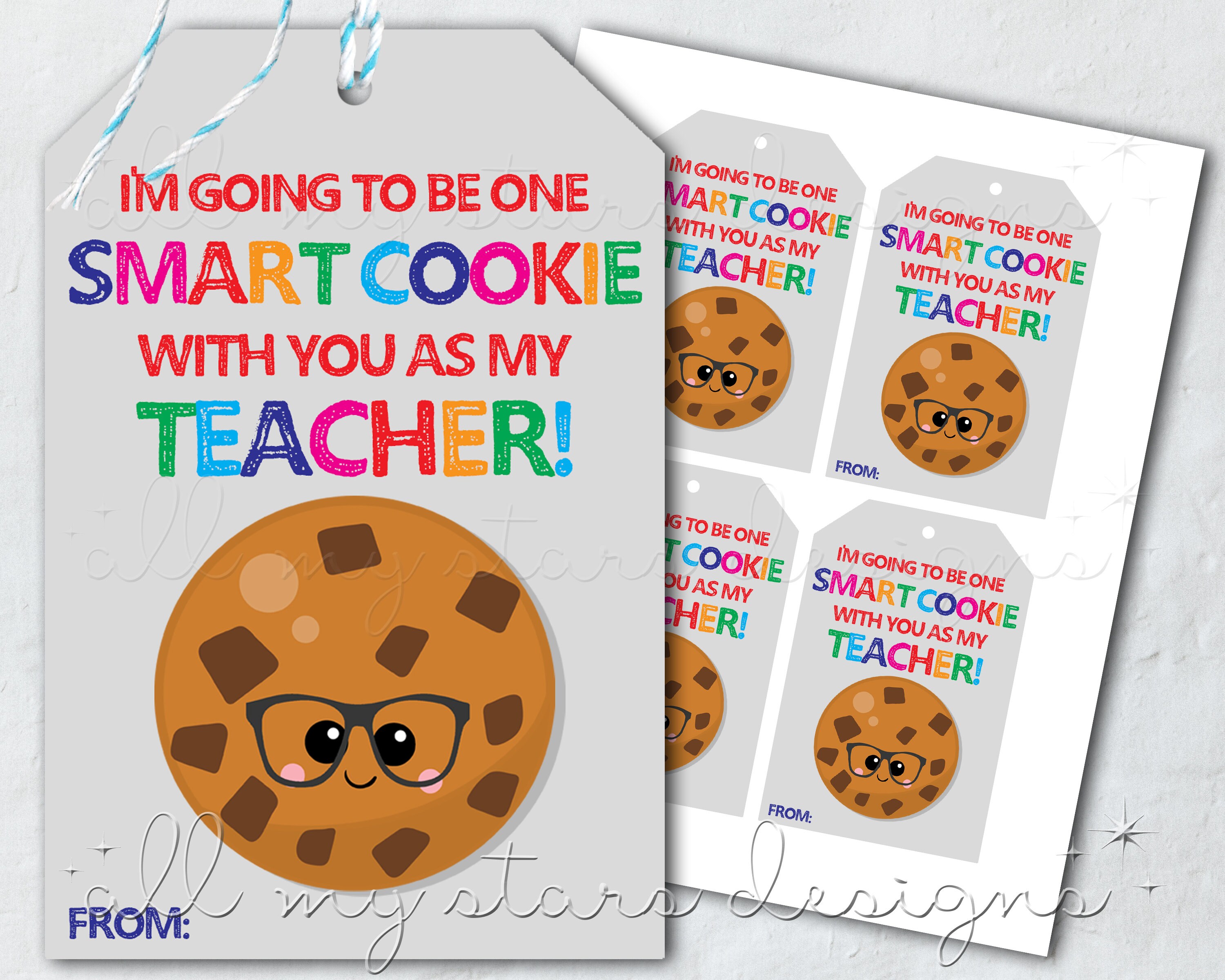 PRINTABLE I'm Going to Be One Smart Cookie With You as My - Etsy