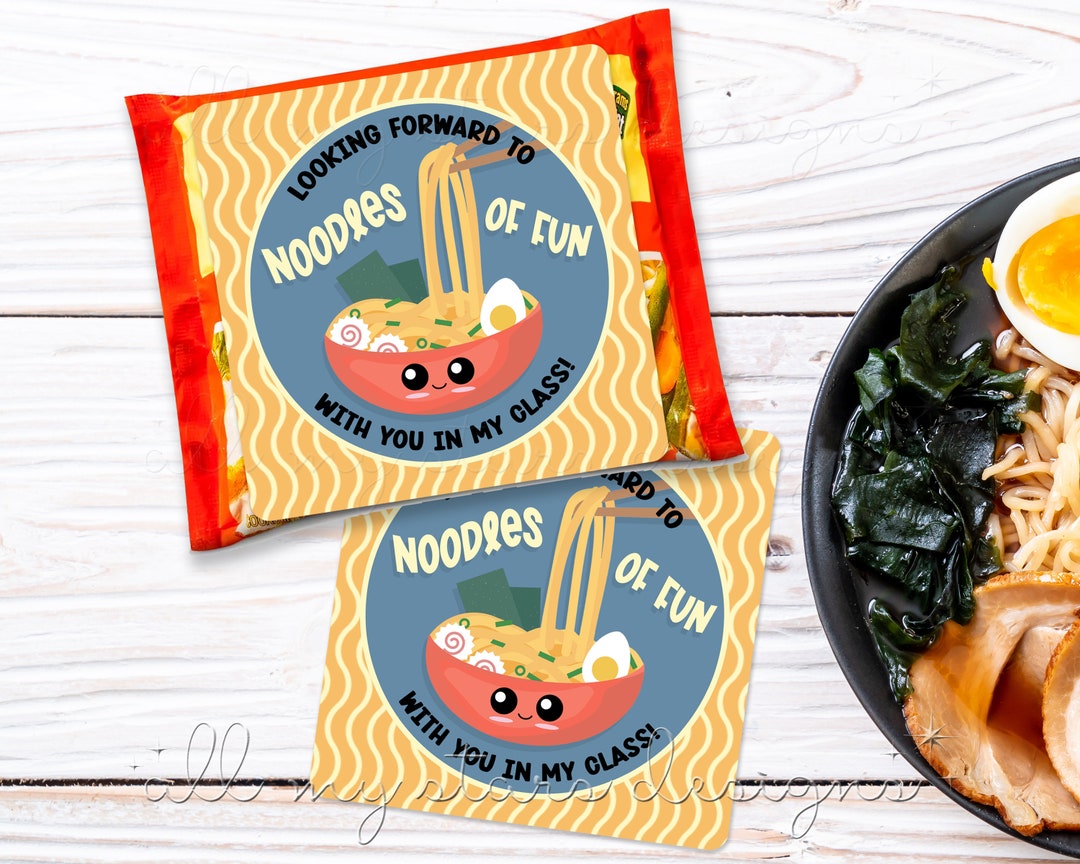 PRINTABLE Looking Forward to NOODLES of FUN With You in My Class Tag