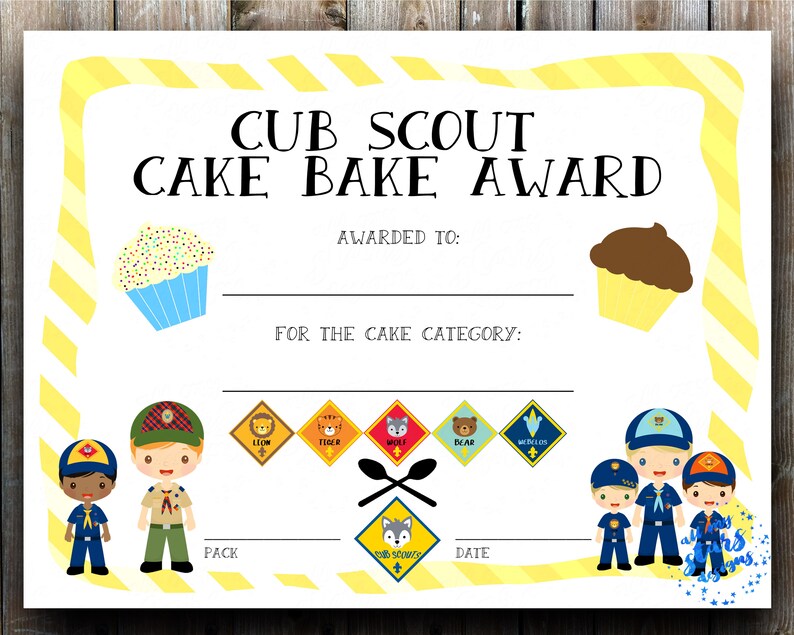Printable Cub Scout Award Cards Printable Word Searches