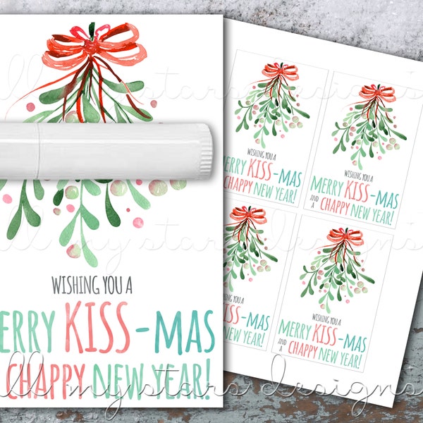 Kiss You A Merry Kissmas Tag Etsy kiss-you-a-merry-kissmas-tag-etsy