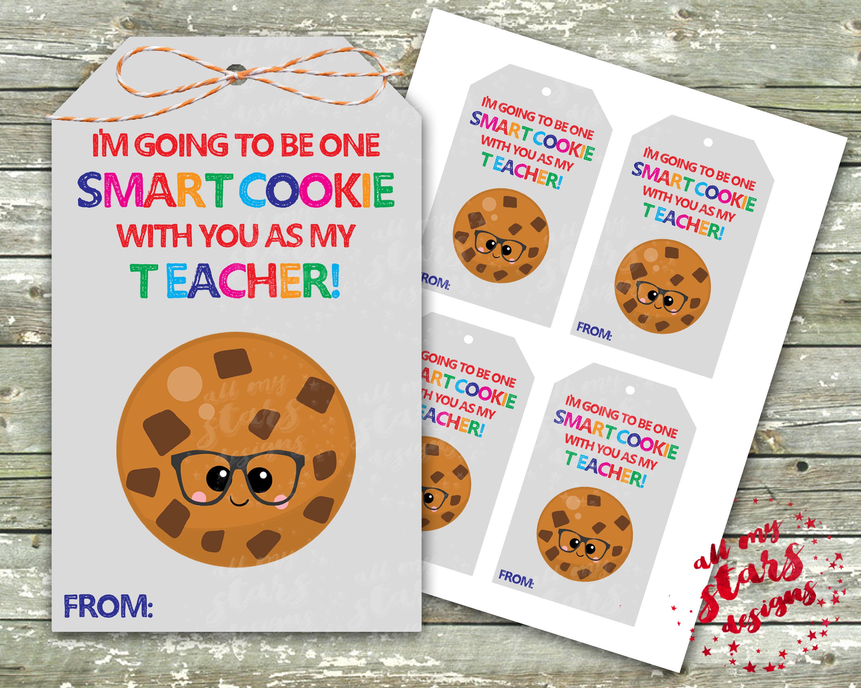 I m Going To Be One Smart Cookie With You As My Teacher Etsy I m Going To Be One Smart Cookie With You As My Teacher Etsy