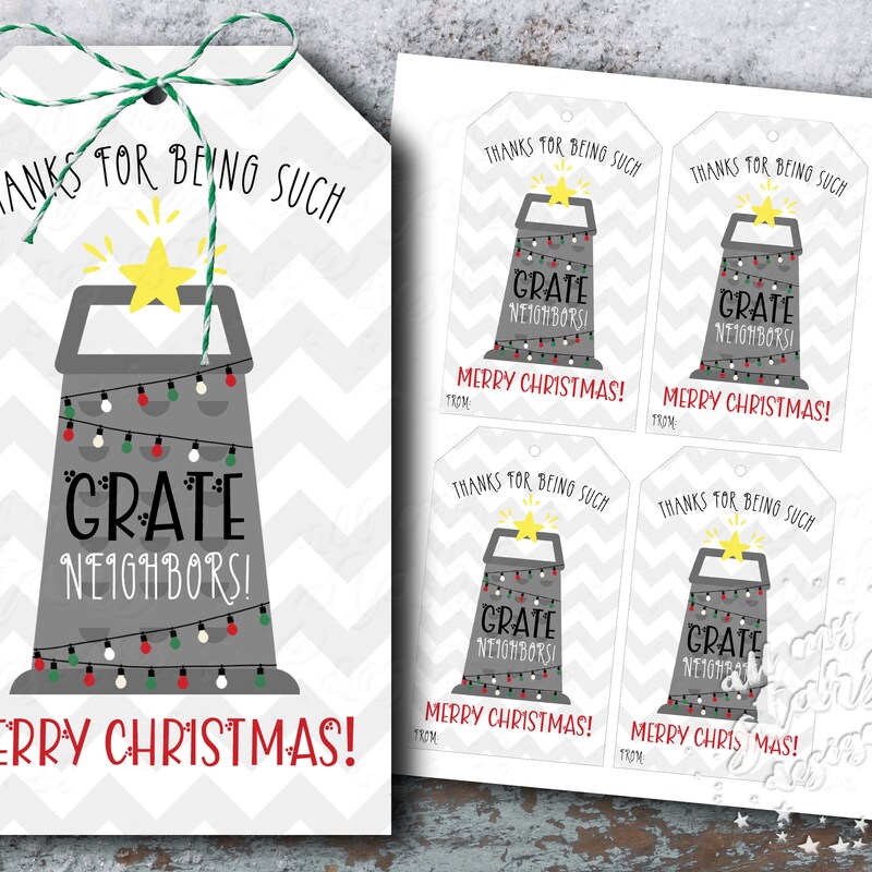 Christmas Tags Neighbor Gift - 60+ Gift Ideas for 2025