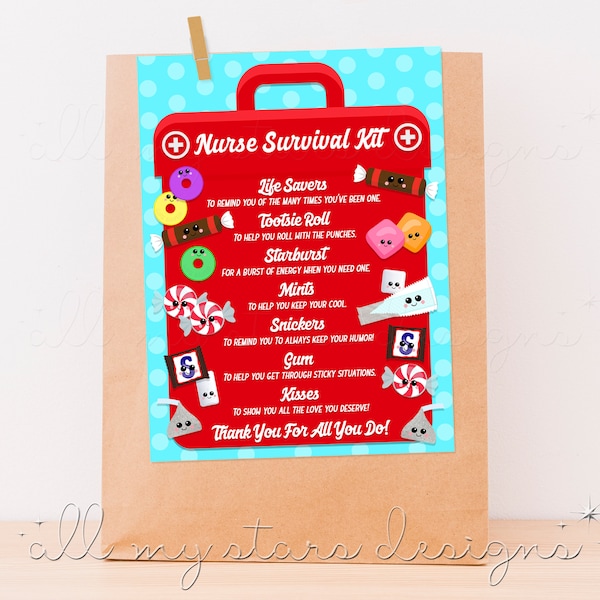 Survival Kit Printable - Etsy