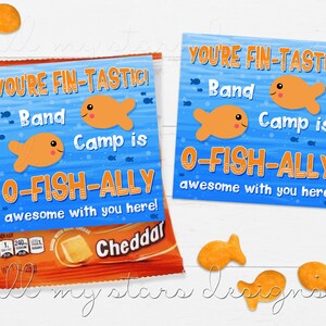PRINTABLE You're FIN-TASTIC! Band Camp is O-fish-ally Awesome With You ...