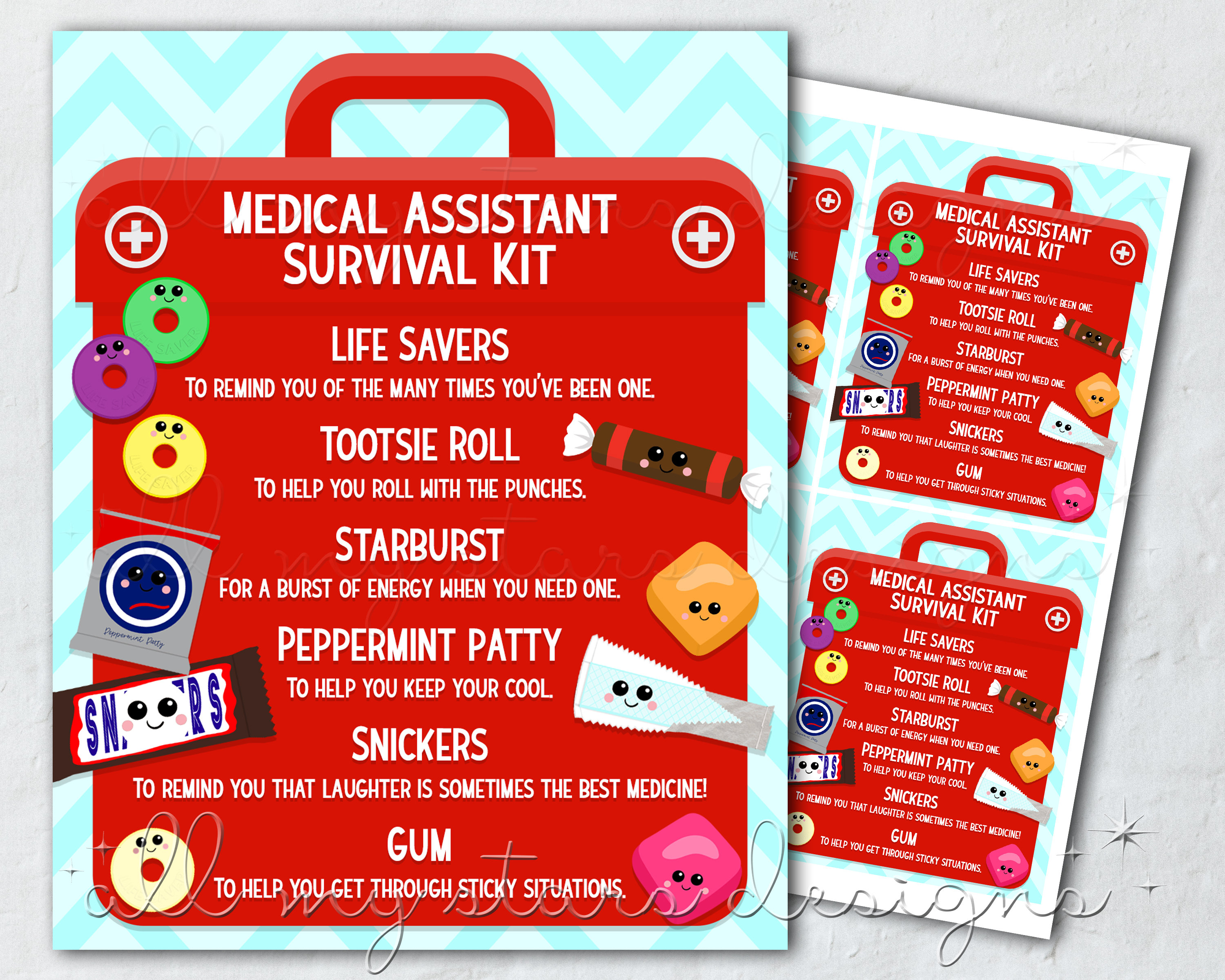 PRINTABLE Medical Assistant Survival Kit Tag Instant Etsy printable-medical-assistant-survival-kit-tag-instant-etsy