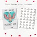 PRINTABLE Cute Dinosaur Valentine Cards Set of 6 Instant - Etsy