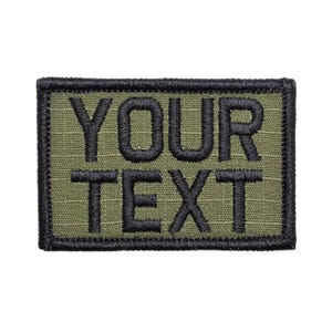 Custom Name Tape Patch Tactical Military Patch Army Style