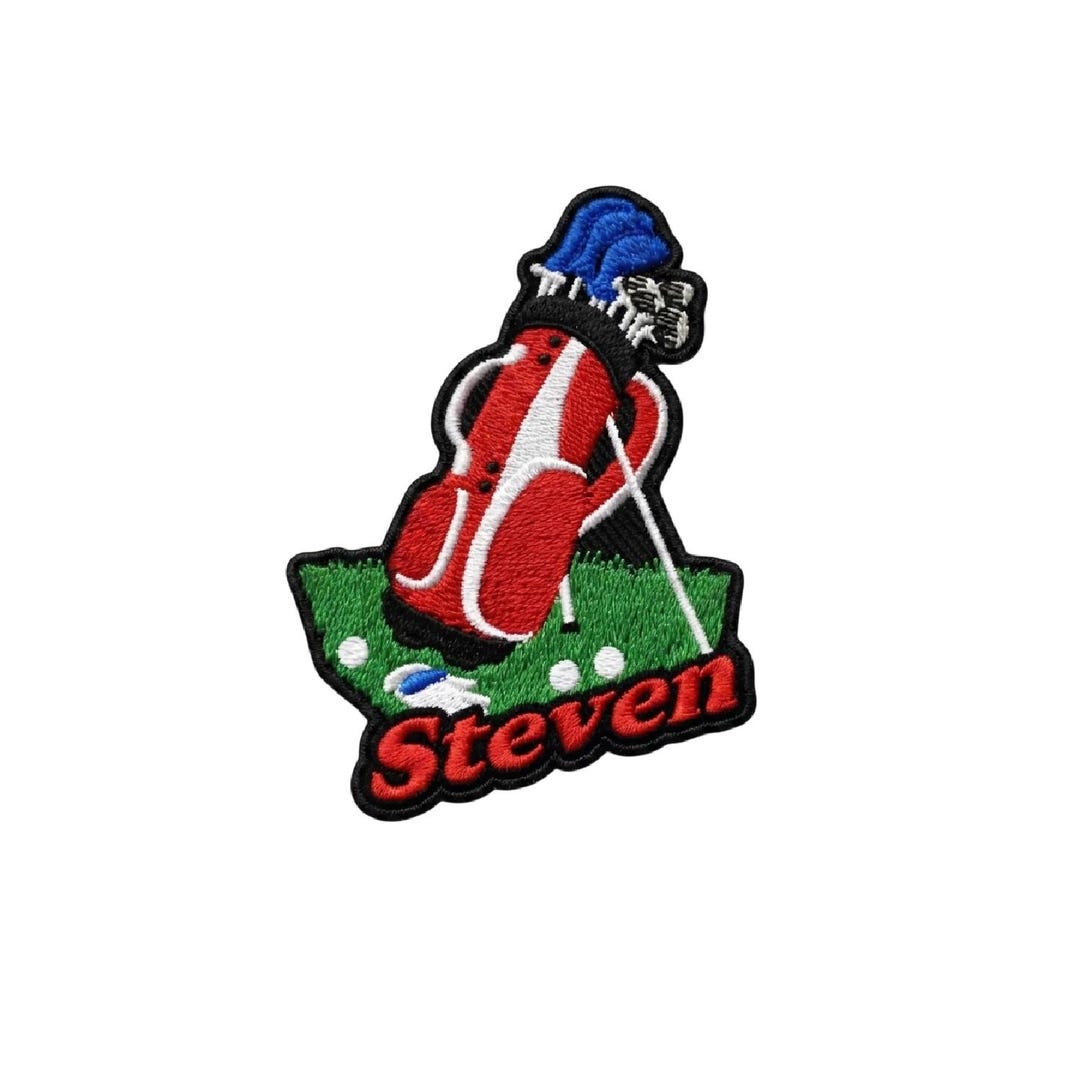 Golf Name Patch Personalized Golfer Patch - Etsy