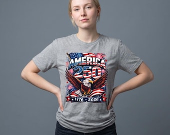 Camiseta con el emblema de la America 250 (1776-2026) / Camiseta del 250.º aniversario
