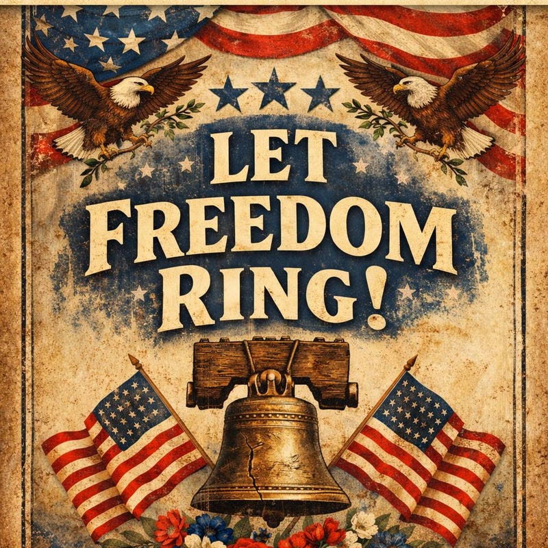 Let Freedom Ring Posters - Etsy