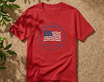 Camiseta con el emblema de la America 250 (1776-2026) / Camiseta aniversario de EE. UU.