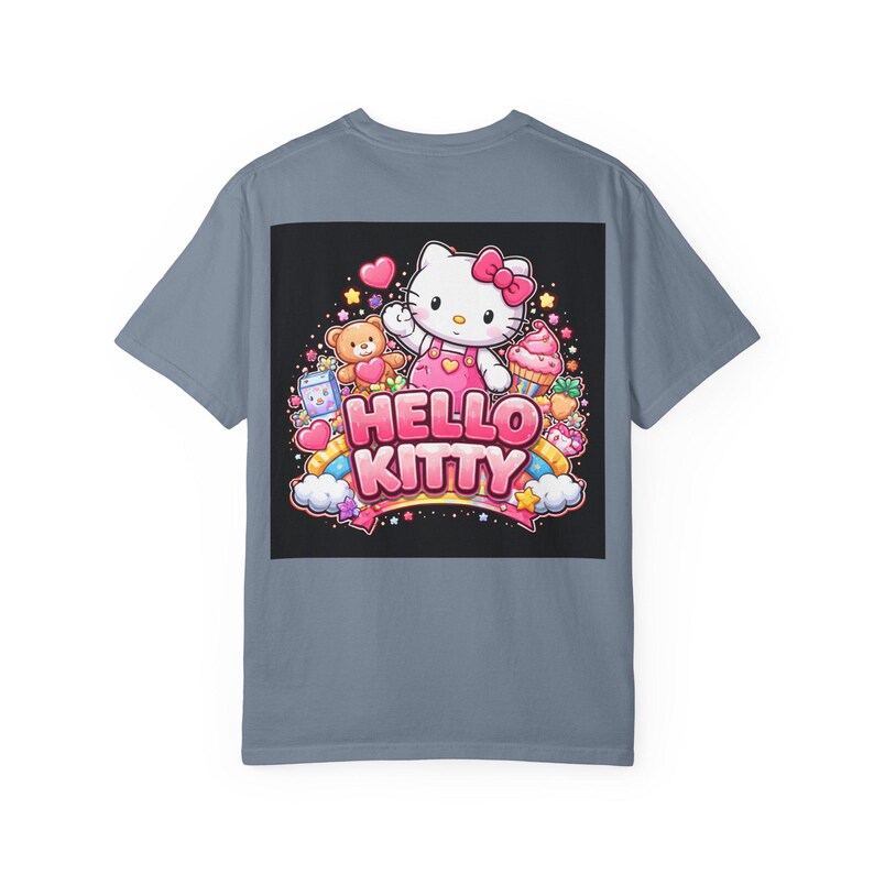 Hello Kitty graphic T-Shirt | Cute Kawaii Cat, Candy Hearts, Pastel Design image 18