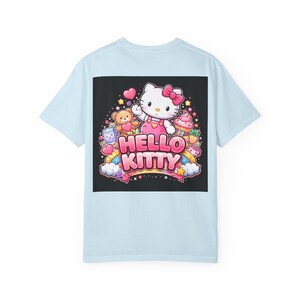 Hello Kitty graphic T-Shirt | Cute Kawaii Cat, Candy Hearts, Pastel Design image 16