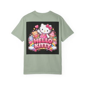 Hello Kitty graphic T-Shirt | Cute Kawaii Cat, Candy Hearts, Pastel Design image 10
