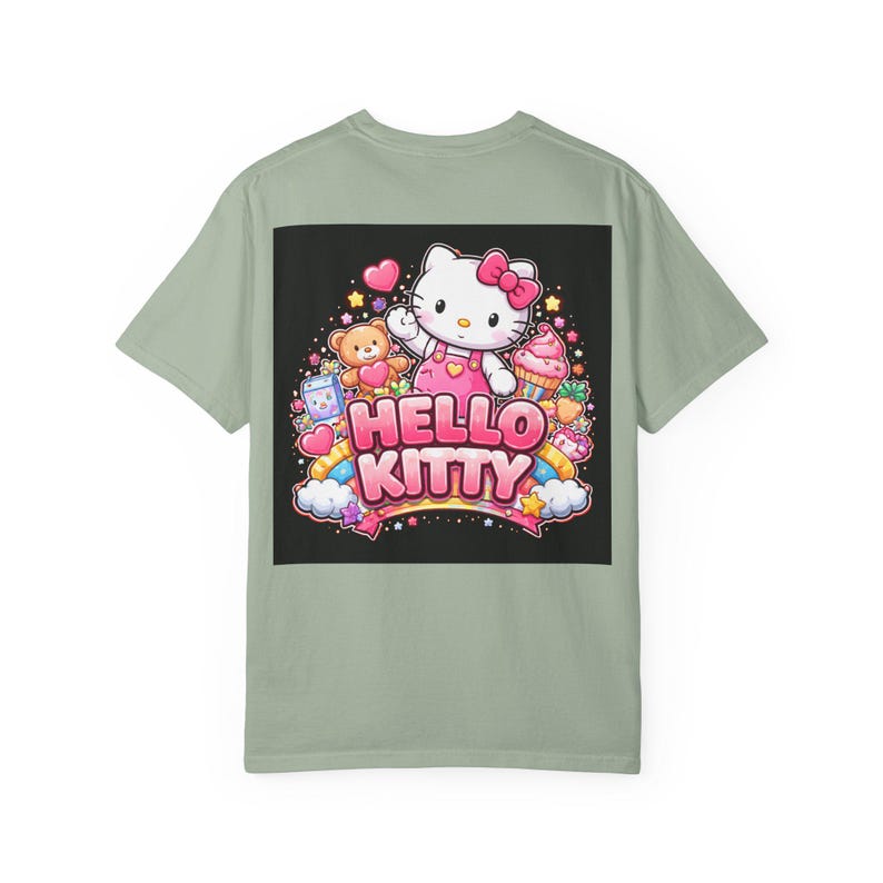 Hello Kitty graphic T-Shirt | Cute Kawaii Cat, Candy Hearts, Pastel Design image 10