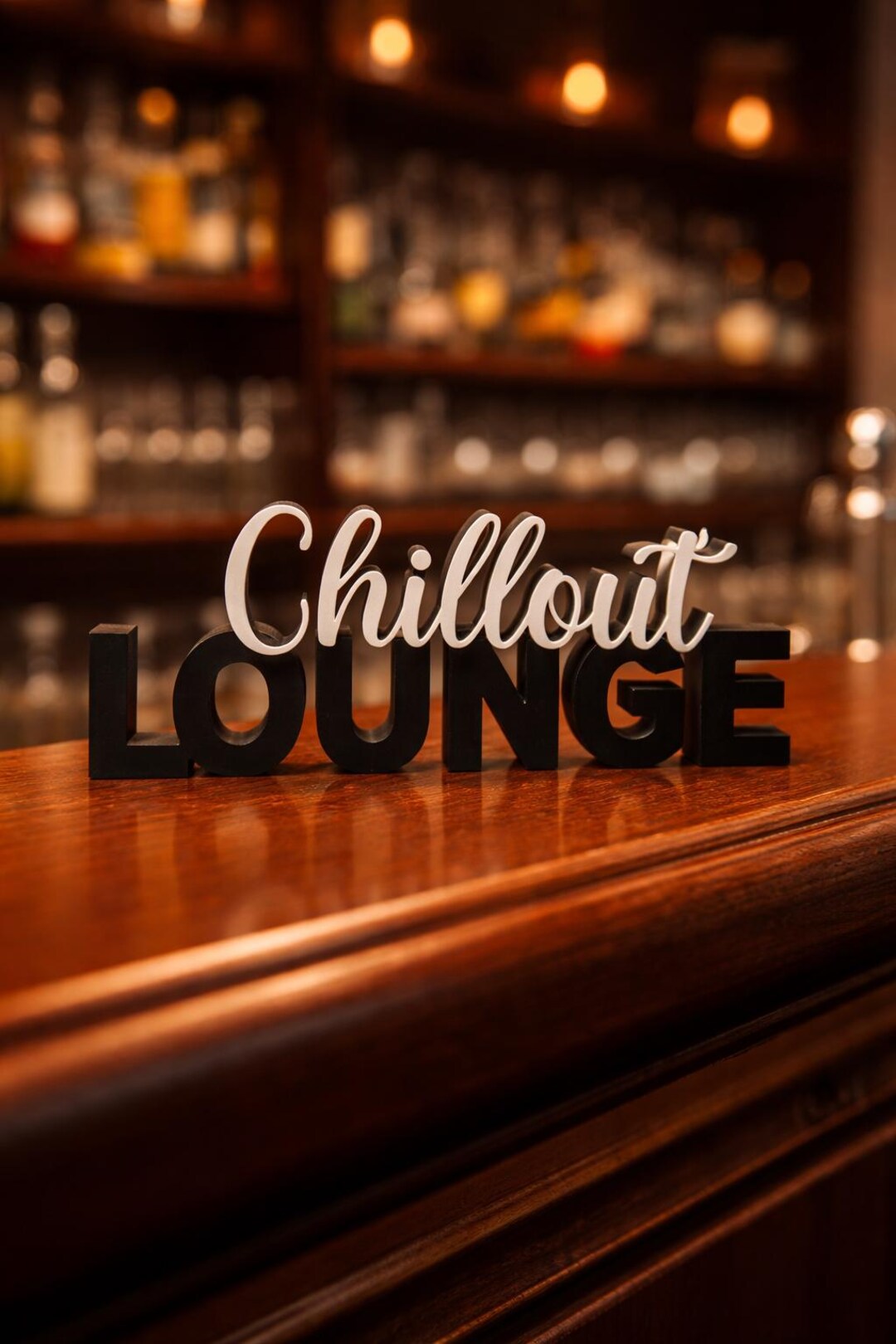 Modern Chillout Lounge Lettering STL File + Commercial License ...