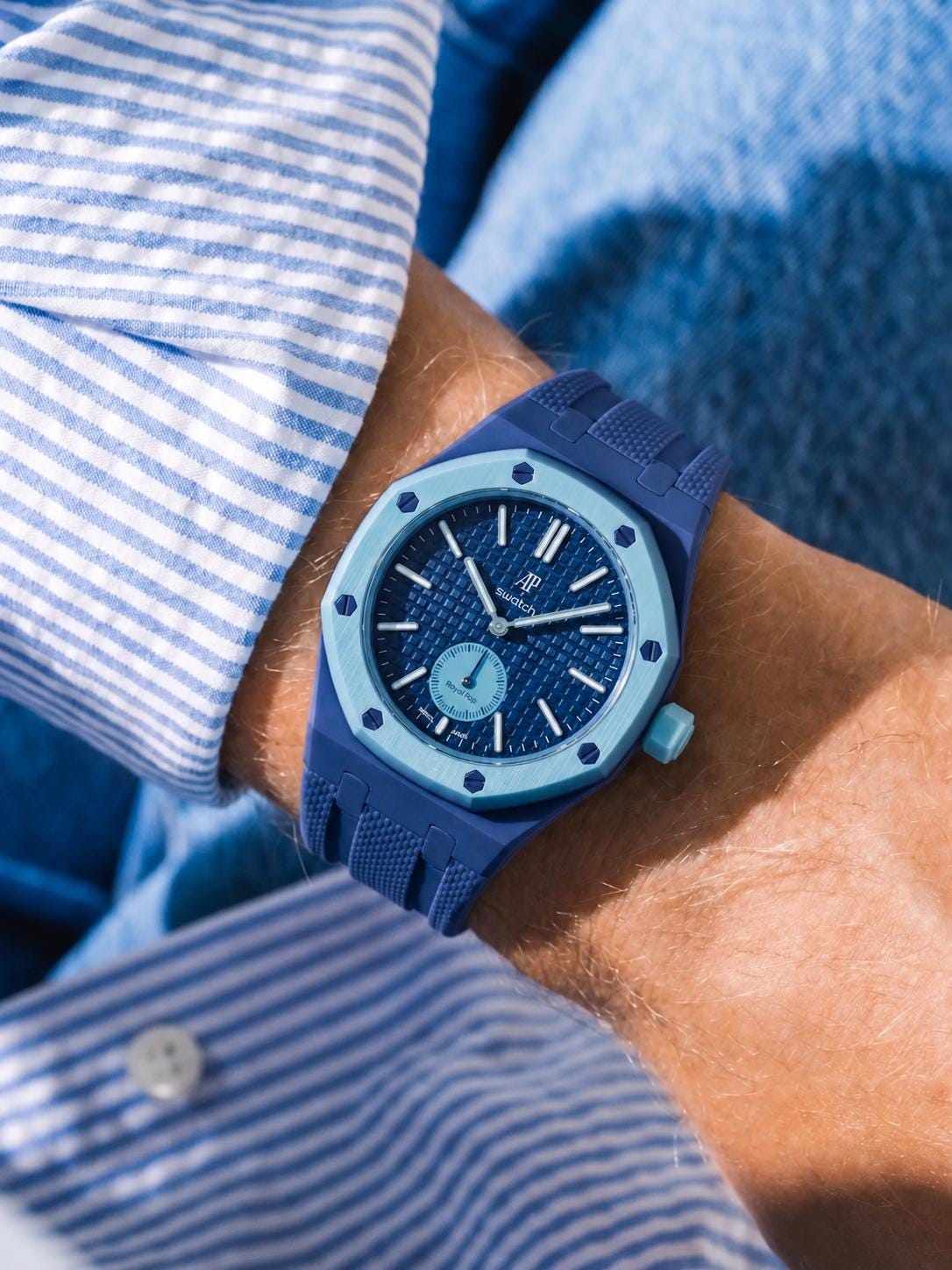 2FOR1 | Watch Strap for AP X Swatch Royal Pop Làn Ba Bracelet - Etsy