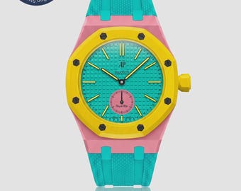 Watch Strap For AP x Swatch Royal Pop Otg Roz