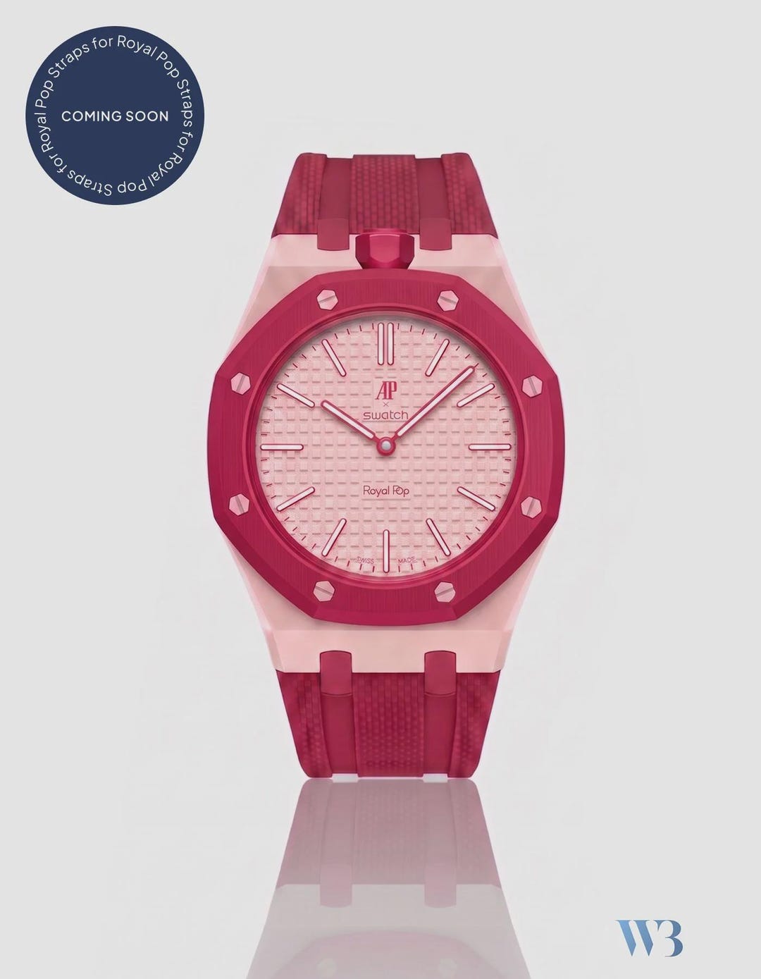Watch Strap for AP X Swatch Royal Pop Otto Rosso Bracelet - Etsy UK