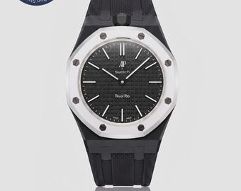 Bracelet de montre AP x Swatch Royal Pop Ocho Negro