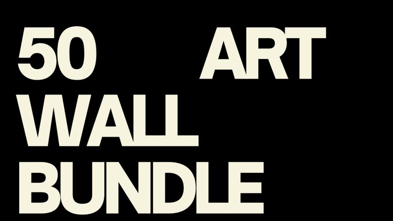 Mega 50 Art Wall Collection | Hip Hop Legends, Pop icons, Sport Stars, Anime & creative Art Prints | Gallery Wall Bundle| Digital Download image 3