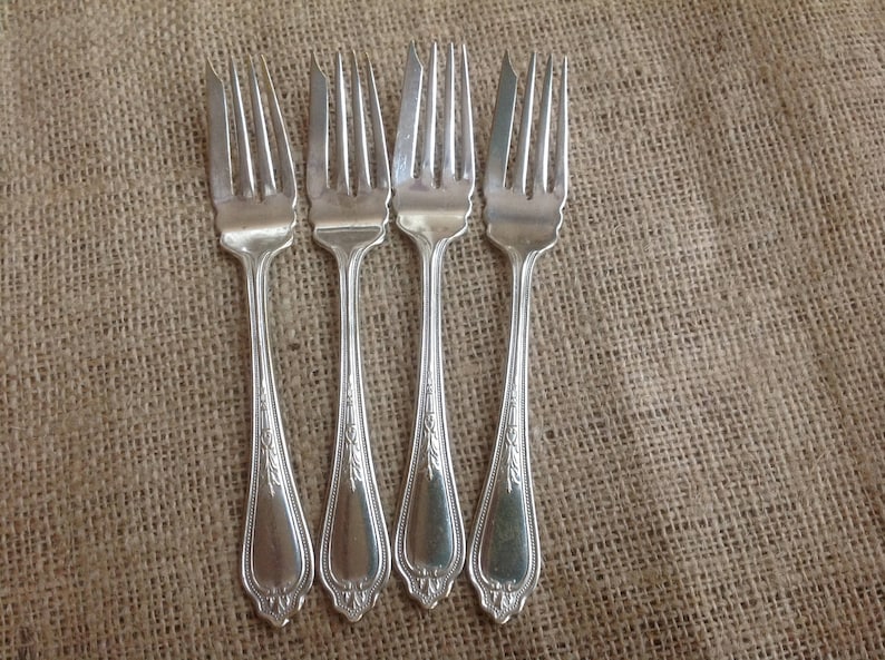 Superior Extra Plate Cold Meat Cold Cut Forks Set of 4