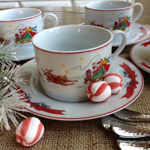 Cups Saucers Set Etsy